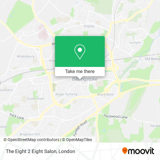 The Eight 2 Eight Salon map