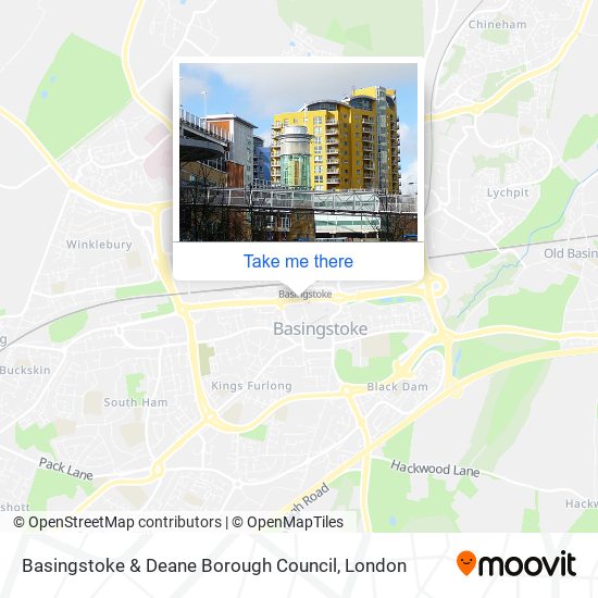 Basingstoke & Deane Borough Council map