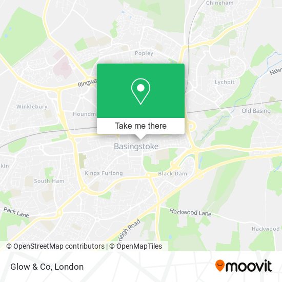 Glow & Co map