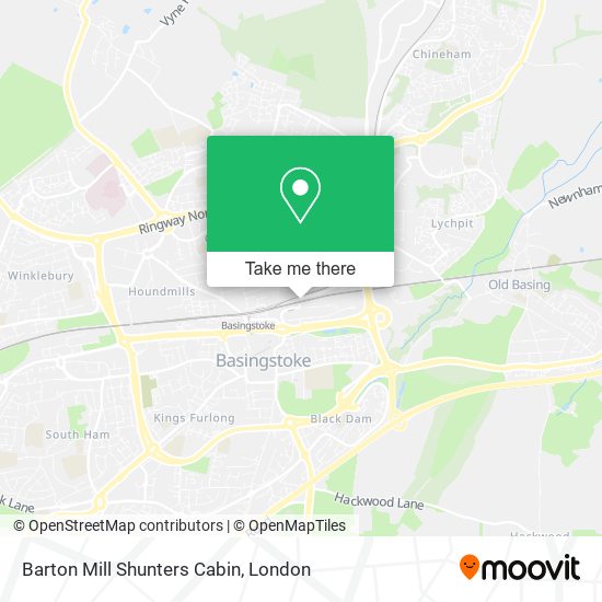 Barton Mill Shunters Cabin map