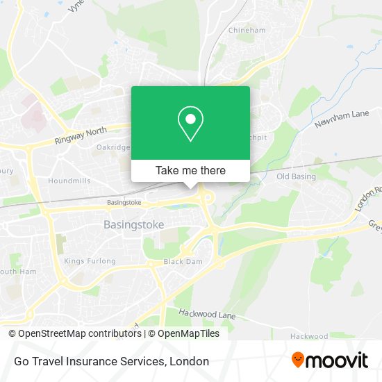 Go Travel Insurance Services map