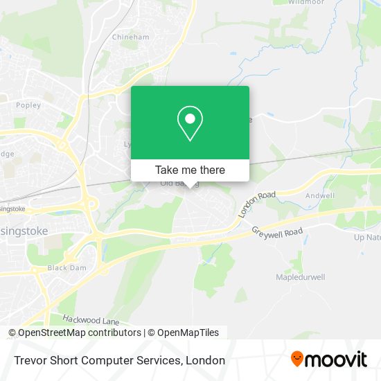 Trevor Short Computer Services map