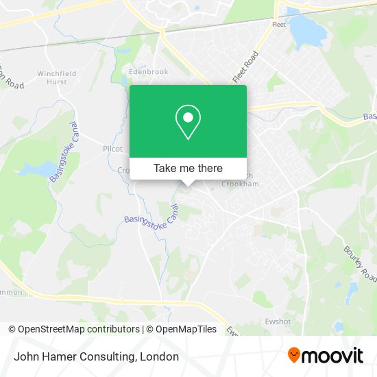 John Hamer Consulting map
