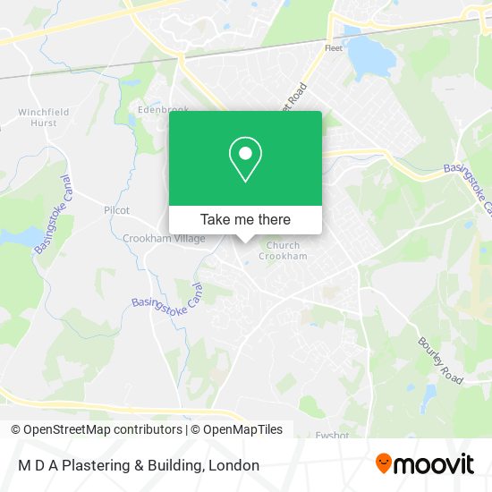 M D A Plastering & Building map