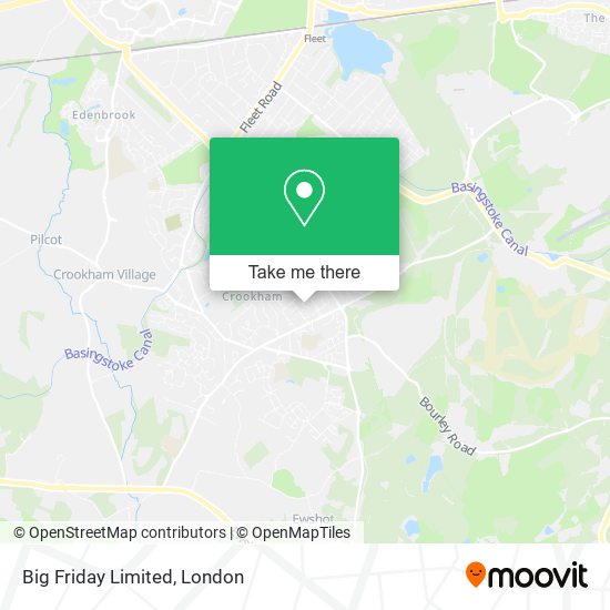 Big Friday Limited map