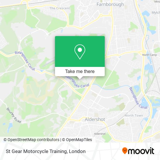 St Gear Motorcycle Training map