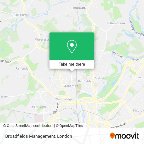Broadfields Management map