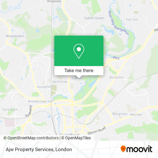 Ajw Property Services map