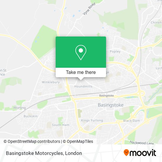 Basingstoke Motorcycles map