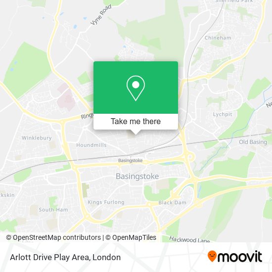 Arlott Drive Play Area map