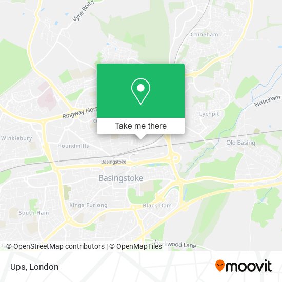 Ups map