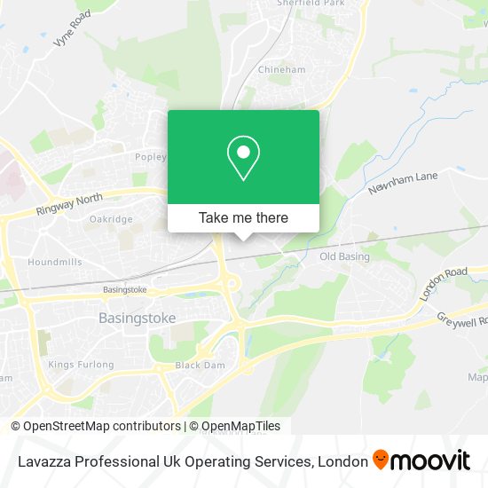 Lavazza Professional Uk Operating Services map