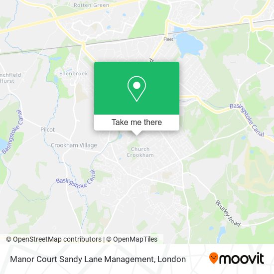 Manor Court Sandy Lane Management map