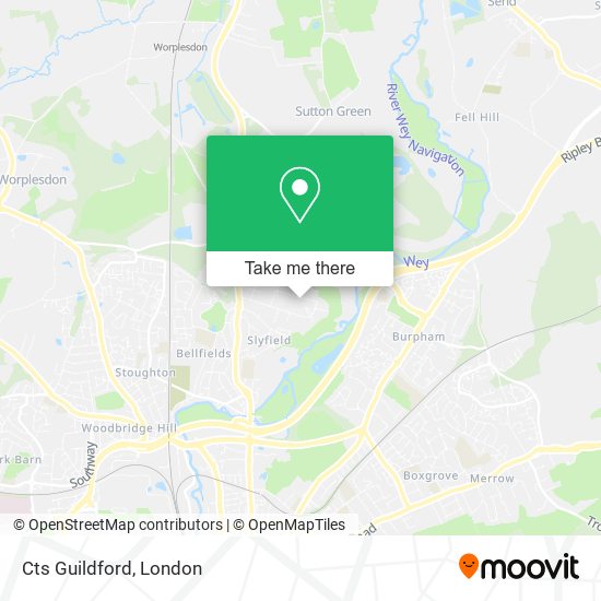 Cts Guildford map
