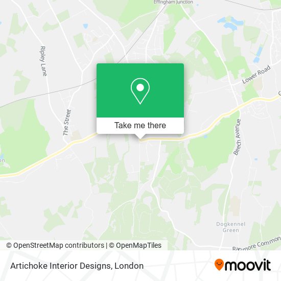 Artichoke Interior Designs map