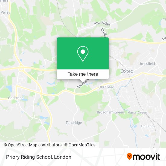 Priory Riding School map