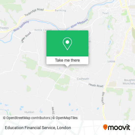 Education Financial Service map