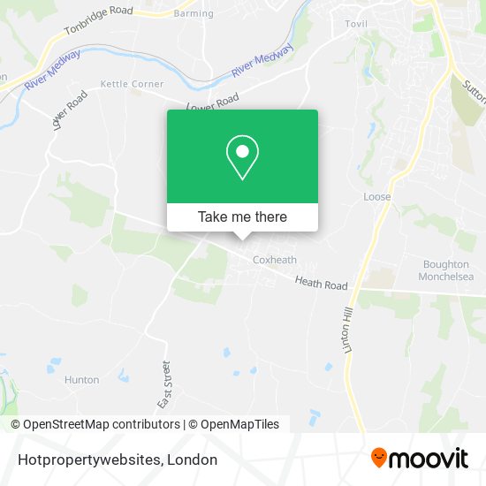 Hotpropertywebsites map
