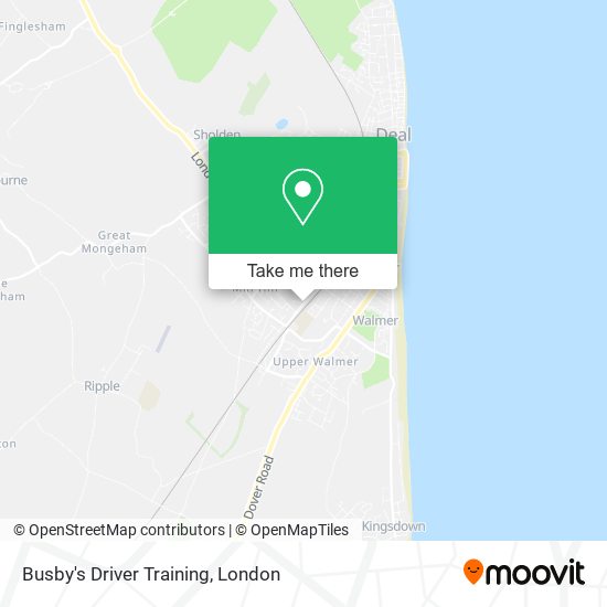 Busby's Driver Training map