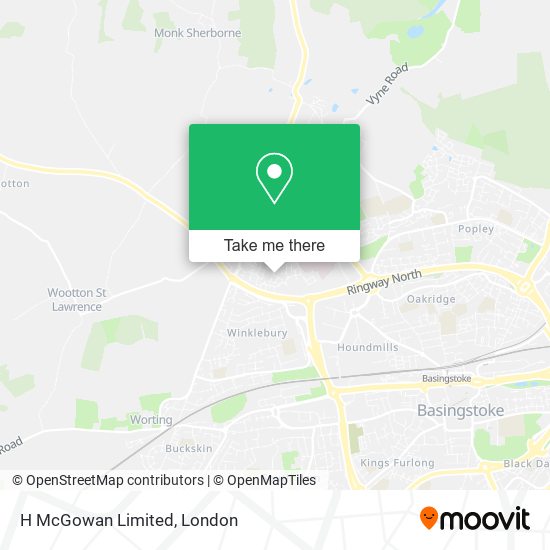 H McGowan Limited map