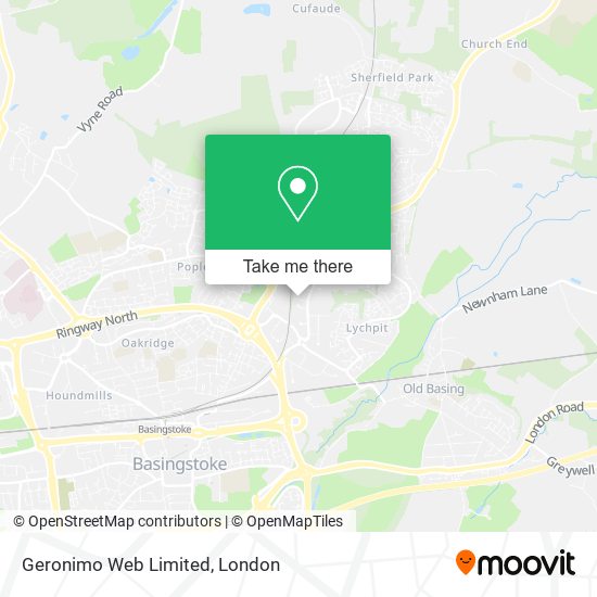 Geronimo Web Limited map