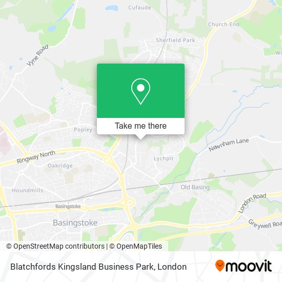 Blatchfords Kingsland Business Park map