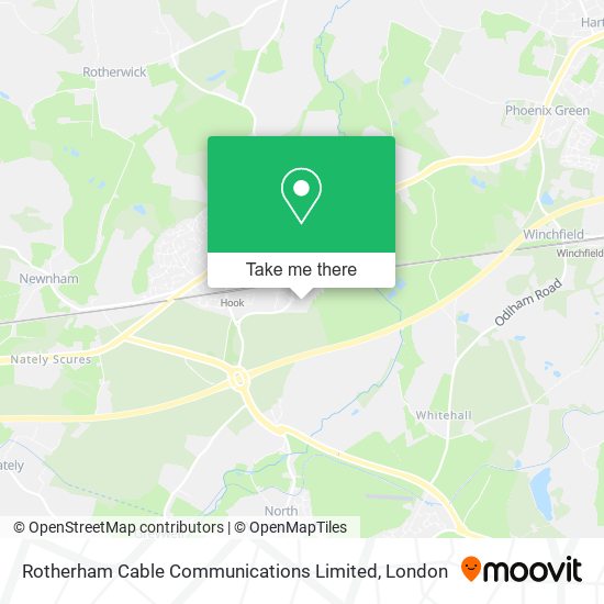 Rotherham Cable Communications Limited map