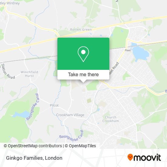 Ginkgo Families map