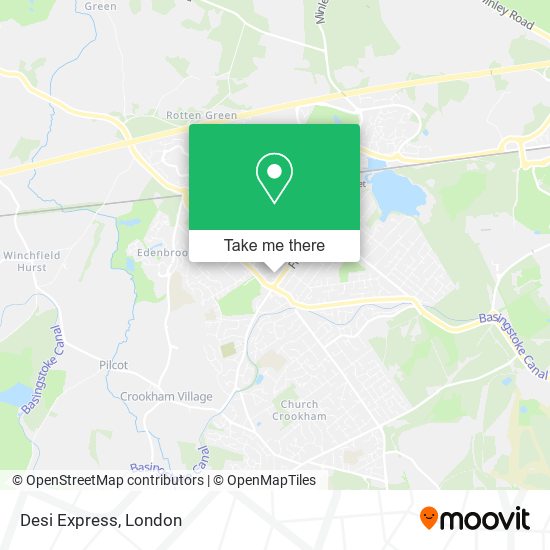Desi Express map