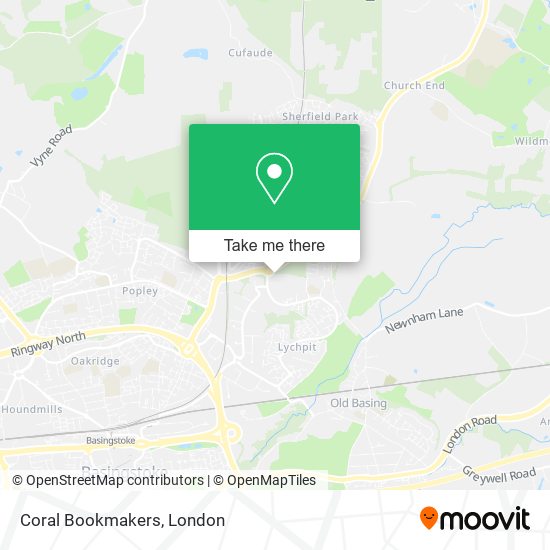 Coral Bookmakers map