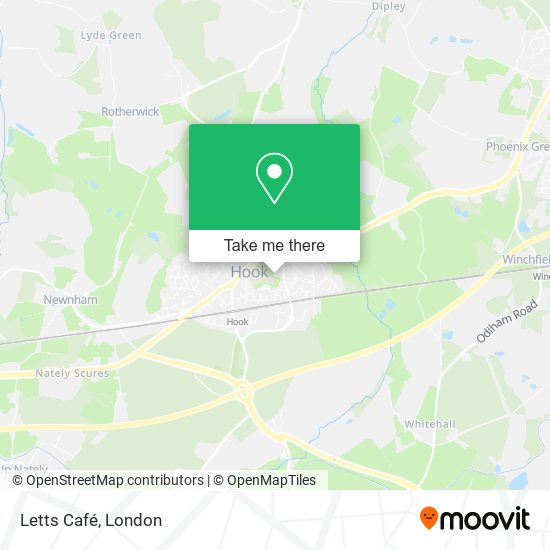 Letts Café map