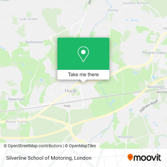 Silverline School of Motoring map