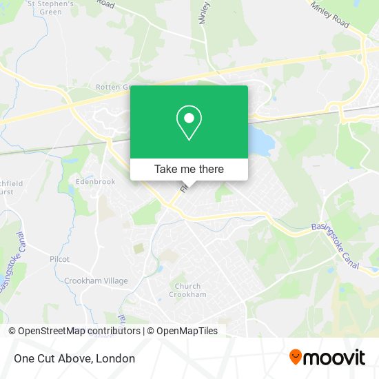 One Cut Above map