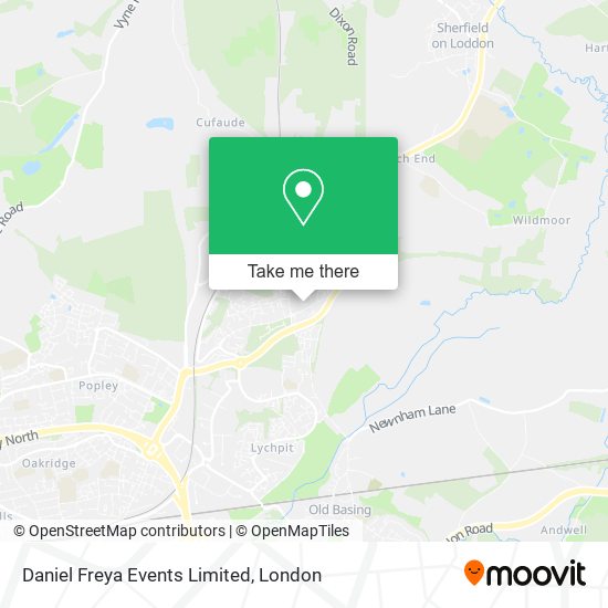 Daniel Freya Events Limited map