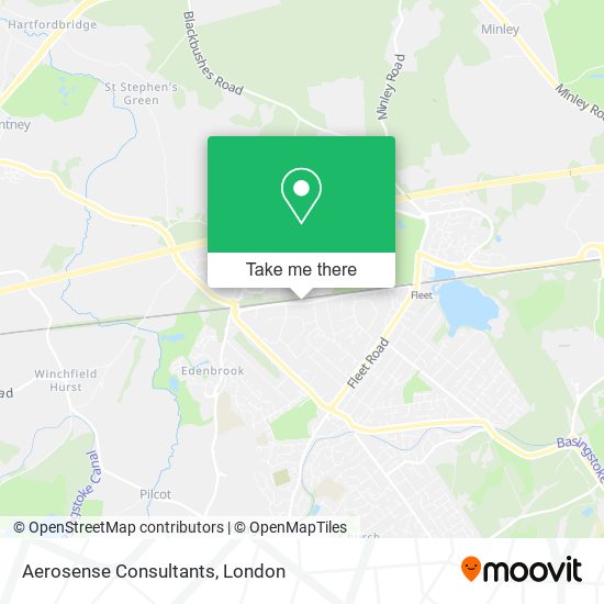 Aerosense Consultants map