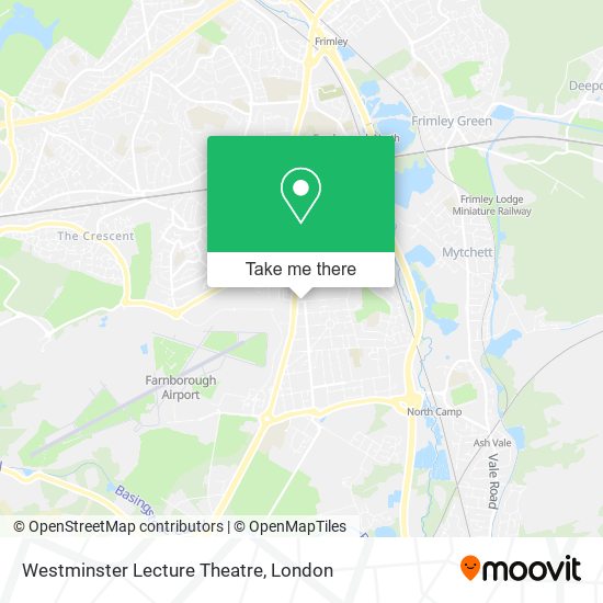 Westminster Lecture Theatre map