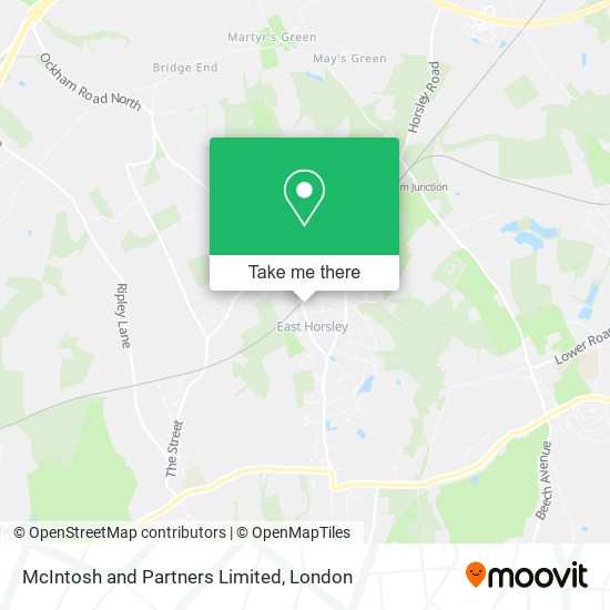 McIntosh and Partners Limited map
