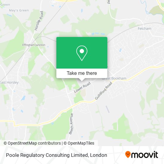 Poole Regulatory Consulting Limited map