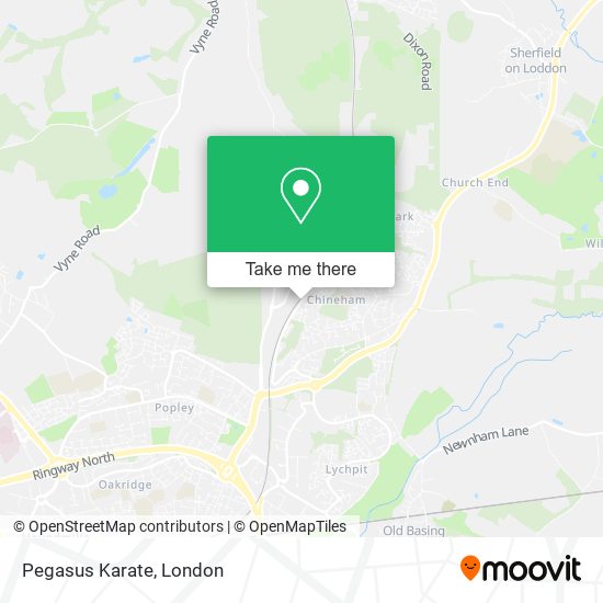 Pegasus Karate map