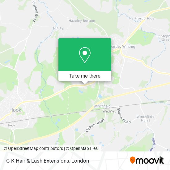 G K Hair & Lash Extensions map