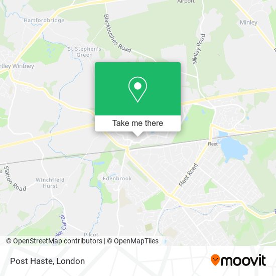 Post Haste map