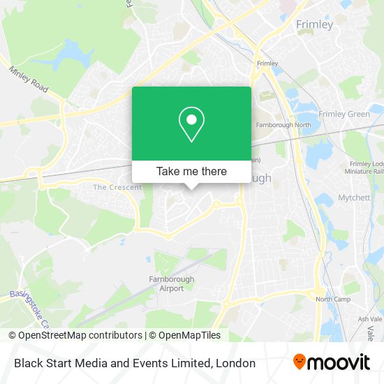 Black Start Media and Events Limited map