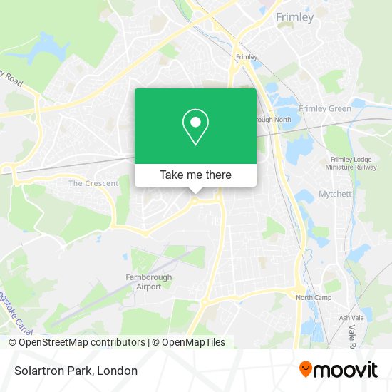 Solartron Park map