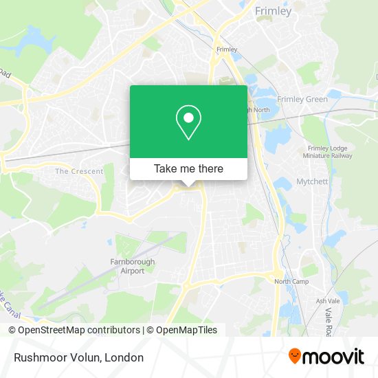 Rushmoor Volun map