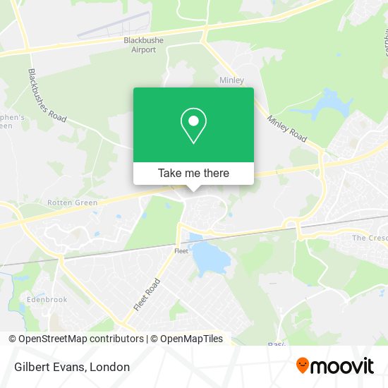 Gilbert Evans map