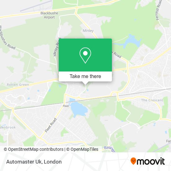 Automaster Uk map