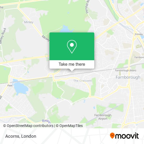 Acorns map