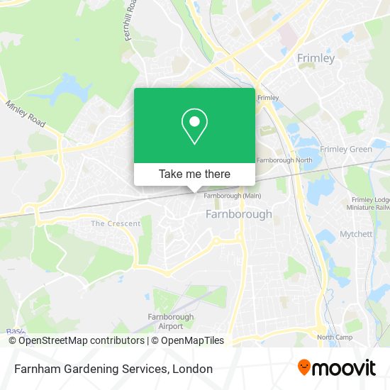 Farnham Gardening Services map