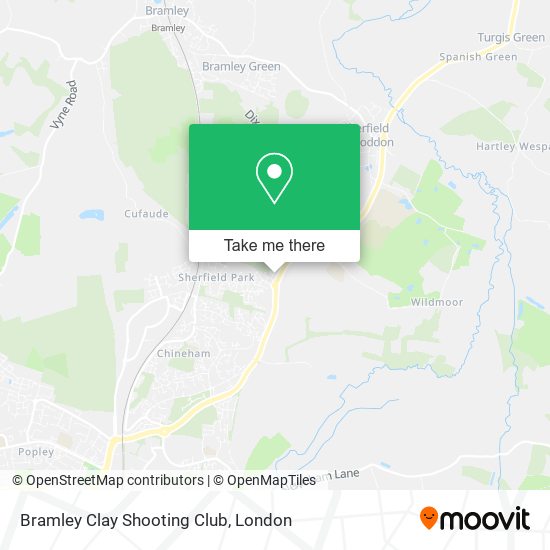 Bramley Clay Shooting Club map