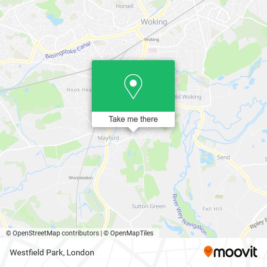 Westfield Park map